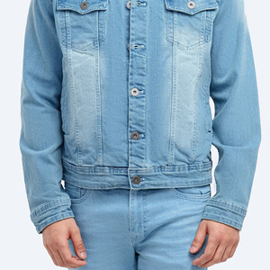 Quality Casual Embroidered Windproof Oversized Drop Shoulder Denim <b>Jeans</b> <b>Jacket</b> for Men Distressed <b>Black</b> 100% Cotton Winter - Product Image 4