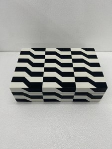 Elite Handmade Resin Inlay <b>Storage</b> <b>Box</b> with Customizable Design Durable <b>Material</b> for Wedding Gifts and Home Decor - Product Image 6