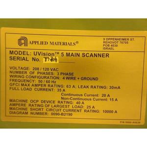 AMAT UVison 5 CFM <b>Measuring</b> & <b>Gauging</b> <b>Tool</b> - Product Image 2
