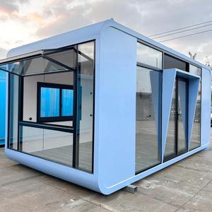 Maison mobile intelligente et compacte <span class=keywords><strong>de</strong></span> 20 pieds ou 40 pieds, bureau mobile, <span class=keywords><strong>jardin</strong></span>, maison mobile, structure en acier, <span class=keywords><strong>cabane</strong></span> avec cuisine - Product Image 3