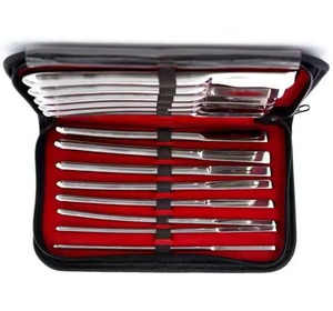 Juego de Dilatadores Hegar, Colección Completa de Instrumentos Quirúrgicos Ginecológicos de Acero Inoxidable, Dilatador Médico Profesional Reutilizable - Product Image 1
