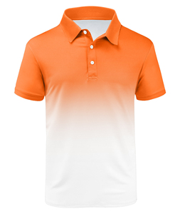 Polo de Manga Corta para Hombre, Corte Regular Informal, Diseño Sólido de Punto, Cierre de Botones, Secado Rápido - Product Image 5
