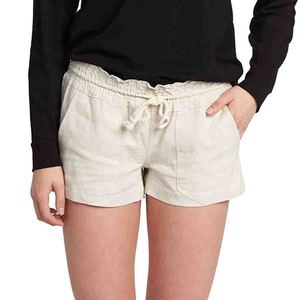 กางเกงขาสั้นผู้หญิงขายส่ง คุณภาพสูง สไตล์ลำลอง สำหรับผู้หญิง ผ้าสแปนเด็กซ์ โพลีเอสเตอร์ 1 ชิ้น บริการ OEM รับผลิตตามแบบ - Product Image 1