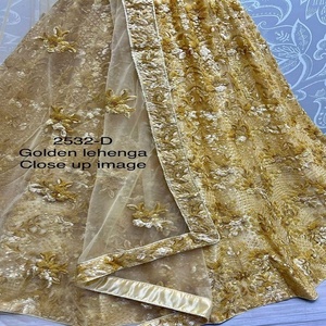 Lehanga Choli de gran atractivo con Dupatta para bodas y festivales de proveedor y exportador indio - Product Image 3