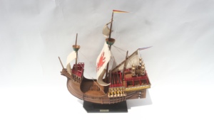 เรือใบไม้ทำมือ DURMSTRANG แบบจำลองโบราณสั่งทำพิเศษ ของสะสมธีมมหาสมุทร ของตกแต่งตั้งโต๊ะ Gia Nhien - Product Image 1