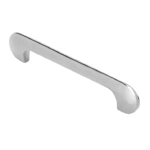Poignée de barre moderne en laiton, finition argent poli, quincaillerie durable pour meubles de cuisine et salle de bain, pour armoire, tiroir, commode - Product Image 1