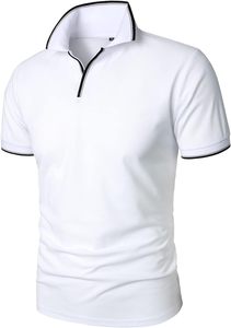 Polo décontracté pour homme en gros, manches courtes, respirant, 100 % polyester et coton de haute qualité - Product Image 6