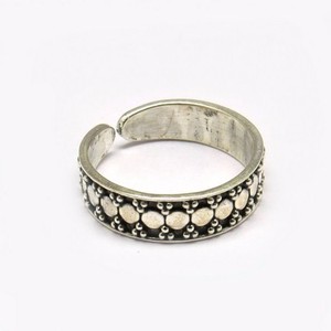 Superbes bagues en argent oxydé plaqué argent, style bohème, serties de pierres, motif cœurs, pour amoureux - Fabricant et exportateur de bijoux - Product Image 1