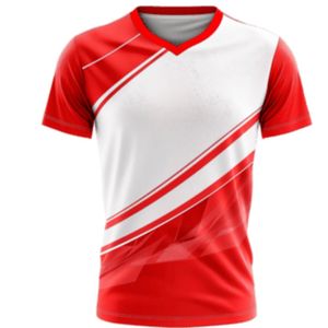 เสื้อยืดกีฬาถักนิตติ้งโพลีเอสเตอร์ 100% แบบสั่งทำพิเศษ ระบายอากาศได้ดี แห้งเร็ว เป็นมิตรกับสิ่งแวดล้อม ป้องกันรังสียูวี แขนสั้น ทรงปกติ คอเสื้อแบบมาตรฐาน สำหรับผู้ชาย OEM - Product Image 3
