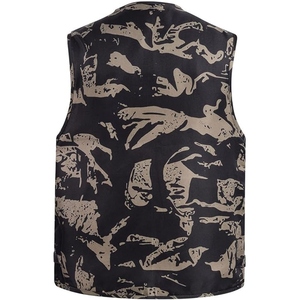 <b>Men's</b> <b>Denim</b> 100% Cotton High Street Sleeveless <b>Vest</b> V-Neck Multiple Pockets Breathable Windproof Plus Size Summer Outerwear - Product Image 5