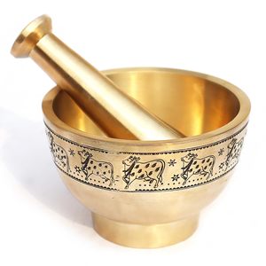 Shiny Polish Stainless Steel Mortar Pestle Set Ayurveda Grinder Manual Durable Kitchen Tool Excellent Quality Food Grade - Product Image 6