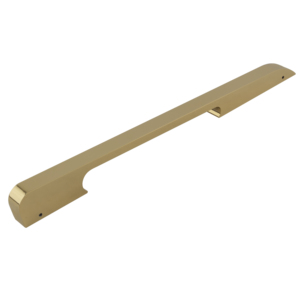 Poignées de porte principales en aluminium à bord rectangulaire, finition PVD Or Rose, PVD Or, Noir Soie, pour mobilier et quincaillerie de porte d'entrée moderne - Product Image 4
