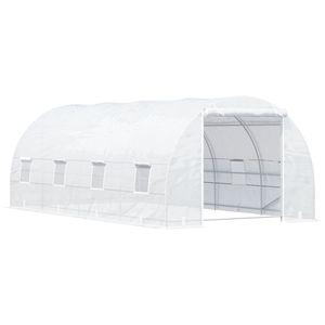 Serra Tradizionale Ecologica Walk-in in Metallo/Acciaio/Legno per Giardinaggio Idroponico, Giardino e Esterni Invernali - Product Image 4