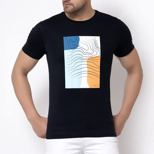 Prix de gros – Haut tendance léger à séchage rapide en coton de haute qualité, confortable, respirant, avec logo personnalisé imprimé pour hommes - Product Image 1