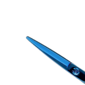 Ciseaux de barbier professionnels droits pour droitiers, qualité supérieure, acier japonais, pointe acérée, légers - Product Image 6