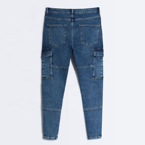Pantalones Cargo para Hombre, Talla Grande, Transpirables, de Primera Clase, Ajustables, Ligeros, Color Azul Claro, de Alta Calidad, con Múltiples Bolsillos - Product Image 5