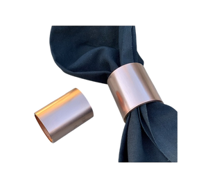 Geometric Metal Napkin Rings Hollow Design Modern <b>Table</b> Decoration Wedding Accessory Durable Finish 4.5cm Width Napkin Ring - Product Image 5