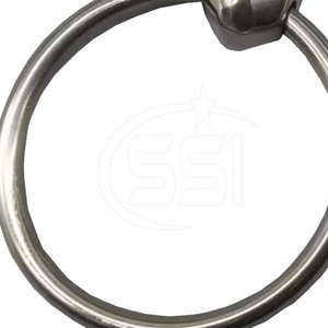 Bocado de Anillas Sueltas de Acero Inoxidable de Alta Calidad para Control y Comunicación del Caballo, Ideal para Entrenamiento y Manejo Ecuestre - Product Image 3