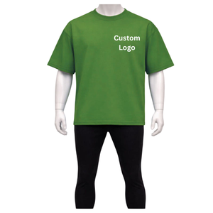 Camiseta de hombre de manga corta, tela transpirable, corte regular, diseño de cuello redondo, estampado liso, impresión de logotipo personalizado. - Product Image 4