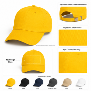 Gorra de Béisbol para Hombre, Diseño Nuevo, Algodón Twill, Corona Estructurada, Correa Ajustable, Estilo Casual para Exteriores, OEM para Uso Unisex, 6 Paneles - Product Image 2