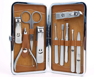 Manicure Kit <b>Nail</b> Tools <b>Set</b> of 7 Pieces With <b>Nail</b> Nipper Clipper Tweezer Cuticle Scissors Manicure Kit Cheap Price OEM - Product Image 5