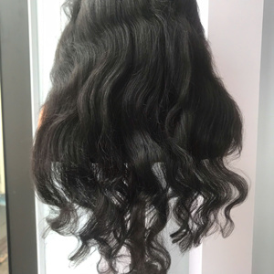 Peluca con malla frontal Extensiones de cabello humano vietnamita ondulado natural Personalizar todos los colores y estilos 100% Cutícula alineada - Product Image 2