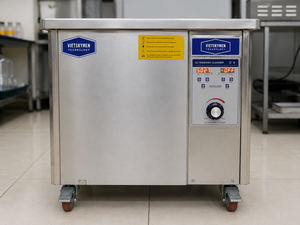 เครื่องทำความสะอาดอัลตราโซนิกอุตสาหกรรม 38L–960L สำหรับทำความสะอาดชิ้นส่วน พร้อมขนาดถังที่ปรับแต่งได้ - Product Image 1