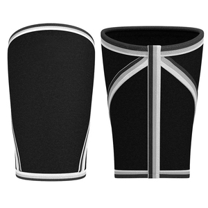 Heavy Duty Neoprene compression <b>knee</b> brace 7mm <b>knee</b> support Weightlifting <b>knee</b> pads Gym training <b>knee</b> brace by Misha Sports - Product Image 3