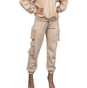 Pantalon de jogging pour femme taille haute élastique pour l'entraînement, le fitness, les voyages et un style décontracté - Product Image 1