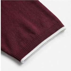 Chemises polo en tricot respirantes pour hommes, demi-zip, décontractées, légères, de haute qualité, streetwear, golf, couleur personnalisée - Product Image 6