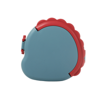 Boîte à lunch pliable en plastique écologique Northfox Dinosaur, motif dessin animé mignon, sans BPA, réutilisable, double compartiment, pour les enfants à l'école