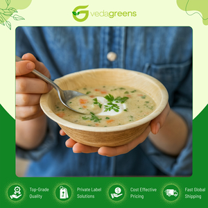 Huge Selling India-Origin <b>Disposable</b> <b>Tableware</b> Areca Palm Round Bowls for Modern Kitchen Usage at Competitive Market Price - Product Image 3
