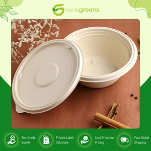 Best Deal on High Standard Quality Eco-Friendly Bagasse Round Plates Disposable Tableware from Top Listed Seller at Good Price - Product Image 2