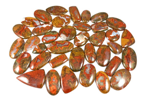 Lot de cabochons en agate naturelle, formes et tailles variées, pierres précieuses en vrac pour la fabrication de bijoux, prix de gros - Product Image 3