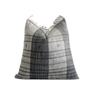 Fait à la main 100% lumière luxe laine housse de coussin géométrique Kilim taie d'oreiller indien carré 50x50 caché fermeture éclair plié caractéristiques - Product Image 2