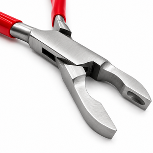 MANAN INSTRUMENTS Stainless Steel Triangle Jewelry Pliers with Red Handles for DIY <b>Crafting</b> and <b>Wire</b> Manipulation - Product Image 3