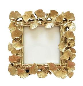 <b>Gold</b> Metal Rectangle Photo <b>Frame</b> Horizontal Floating Design Decorative Picture Holder Home Livingroom Wedding Gift Use Photo - Product Image 5