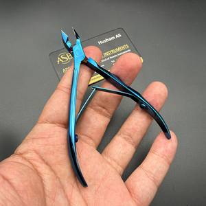 Cortauñas de Plasma Azul con Punta de 10 mm, Cortauñas de Acero Inoxidable, Instrumento de Belleza para Manicura, OEM - Product Image 2