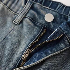 Pantalones Vaqueros de Mujer 2026 al por Mayor, de Algodón, con Botones, de Cintura Alta, Anchos, Estilo Vintage Lavado, Casuales, Personalizados - Product Image 3