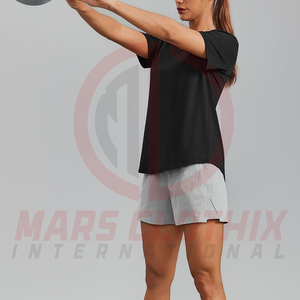 Producto en Oferta, Camiseta Deportiva para Mujer con Diseño Personalizado, Precio Económico al por Mayor, Camisetas Deportivas para Mujer Estilo Urbano - Product Image 4