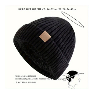 Gorros de Invierno para Hombre, Estilo Urbano de Lujo, Talla Personalizable, Suaves y Cálidos, 50% Lana/Acrílico, Jacquard Transpirable e Impermeable - Product Image 6
