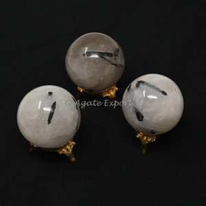 Offre Spéciale : Sphères Synthétiques Turquoise, Boules en Pierre d'Agate Naturelle, Pierres Précieuses Sculptées et Gravées de Style Religieux - Product Image 6