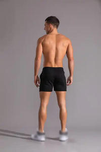 Shorts pour hommes personnalisables en jersey décontracté d'été, en molleton 100% coton, imperméables et respirants, avec fermeture à cordon, entrejambe de 5 pouces - Product Image 4
