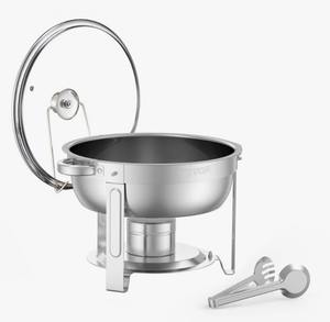 Ensemble de 2 chauffe-plats de haute qualité en acier inoxydable à prix avantageux - Product Image 5