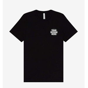 เสื้อยืดคอกลมผ้าผสมคอตตอนโพลีเอสเตอร์ CVC 60/40 คุณภาพพรีเมียม ขายส่ง เนื้อผ้านุ่ม รับพิมพ์ DTF สำหรับผู้ชาย - Product Image 1