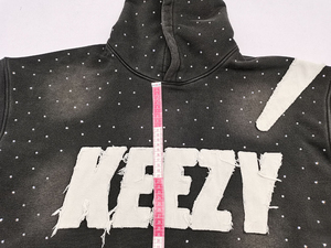 Sudadera con Capucha Negra para Hombre, Estampado de Estrellas Blancas, Diseño de Puntos, Corte Casual, Manga Regular, Forro Polar, 100% Algodón, Invierno, Ecológica - Product Image 5
