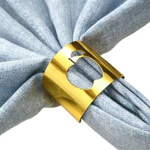 Anneau de serviette en bois rustique pour la décoration de table de ferme, les mariages et les banquets - Product Image 2