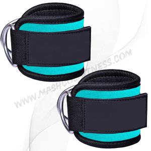 D-Anneau Néoprène Cheville Sangles Pour Poids De Levage Câble Machine Exercice Cheville Manchette Cheville Sangles Bandes Avec Grand D Anneaux pour tirer - Product Image 1