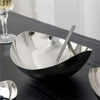 Gehamerde roestvrijstalen serveerschaal, grote zilveren metalen fruitschaal, luxe decoratieve aanrechtblad centerpiece, serviesgoed