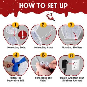 Set of 3 Snowman Christmas Decorations 30in 29in 17in for Holiday Decor - Product Image 1